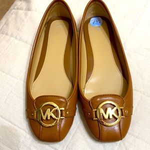 Michael Kors, 7.5 size tobacco colored flats